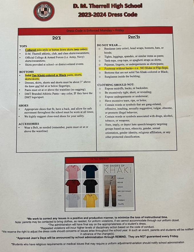 Student Dress Code